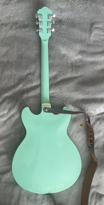 Gitara elektryczna ibanez artcore as63t seafoam green bigsby hollowbody