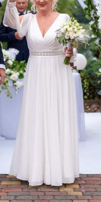 Suknia ślubna boho 42