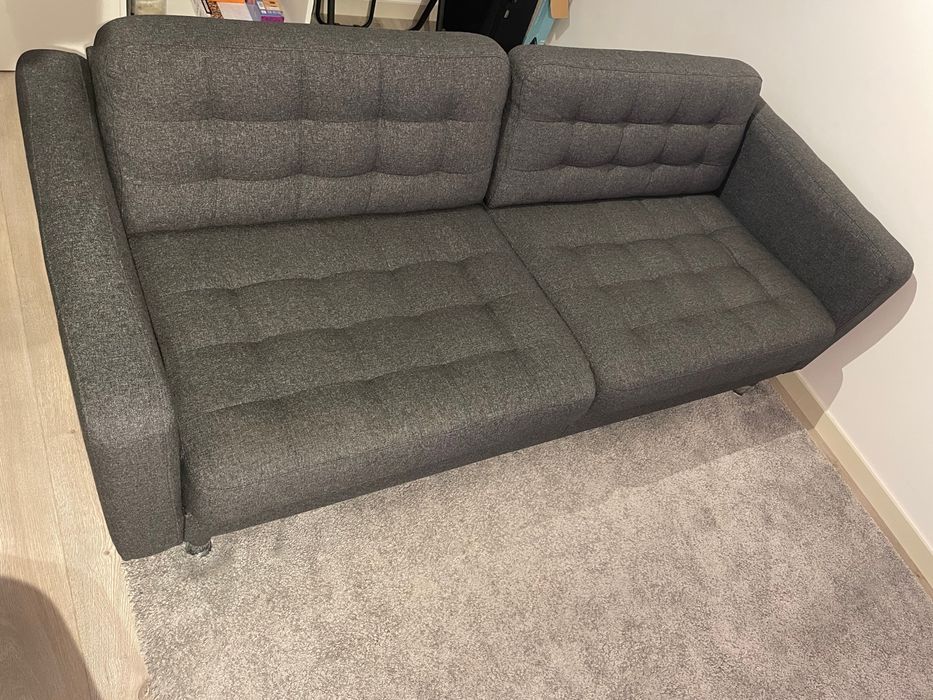 Sofá IKEA Landskrona cinza 3 lugares