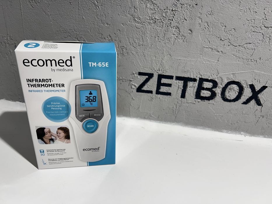 Termometr medisana w kolorze białym na podczerwie