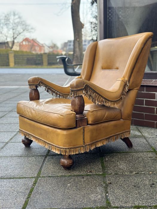 Fotel klubowy mid century modern