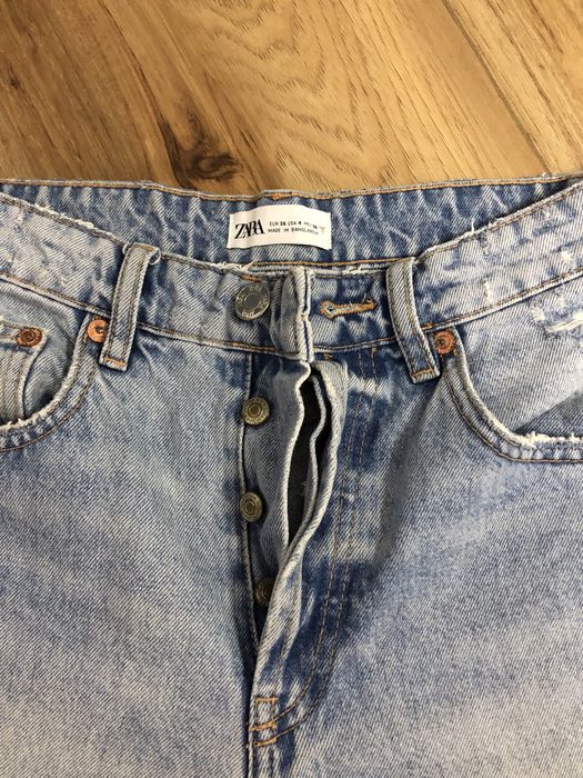 Джинси zara світло-блакитні