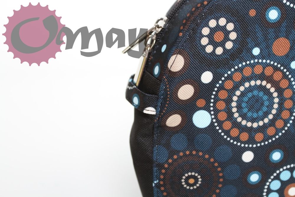 organizer do OBAG MOON LIGHT chocomay granat beż hummus wkład OMAY