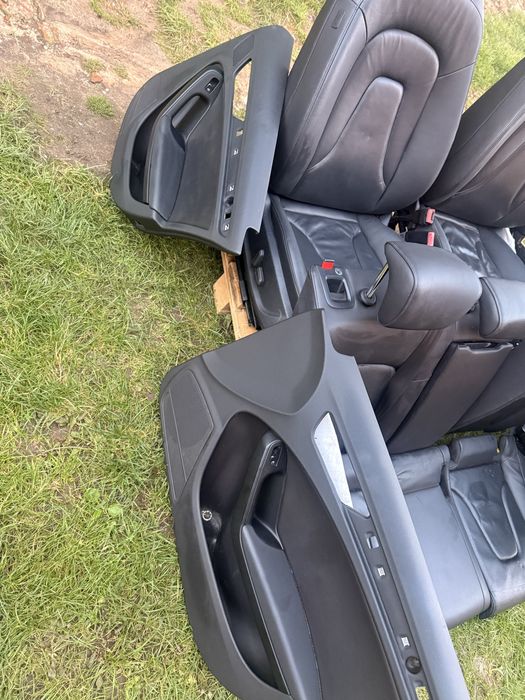 Fotele boczki audi a4 b8 grzane elektryka pamięć foteli