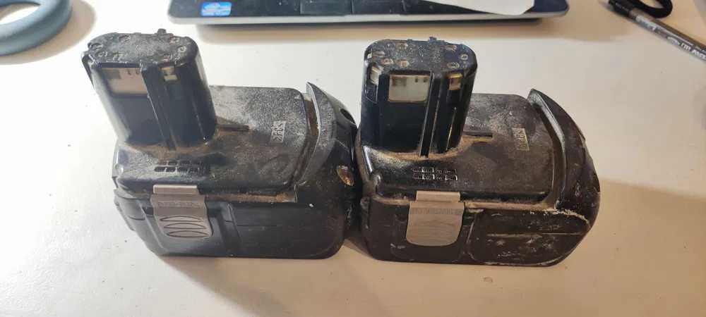 2 x HITACHI Zakrętarki udarowe WH18DL+14DL + baterie i ładowarki