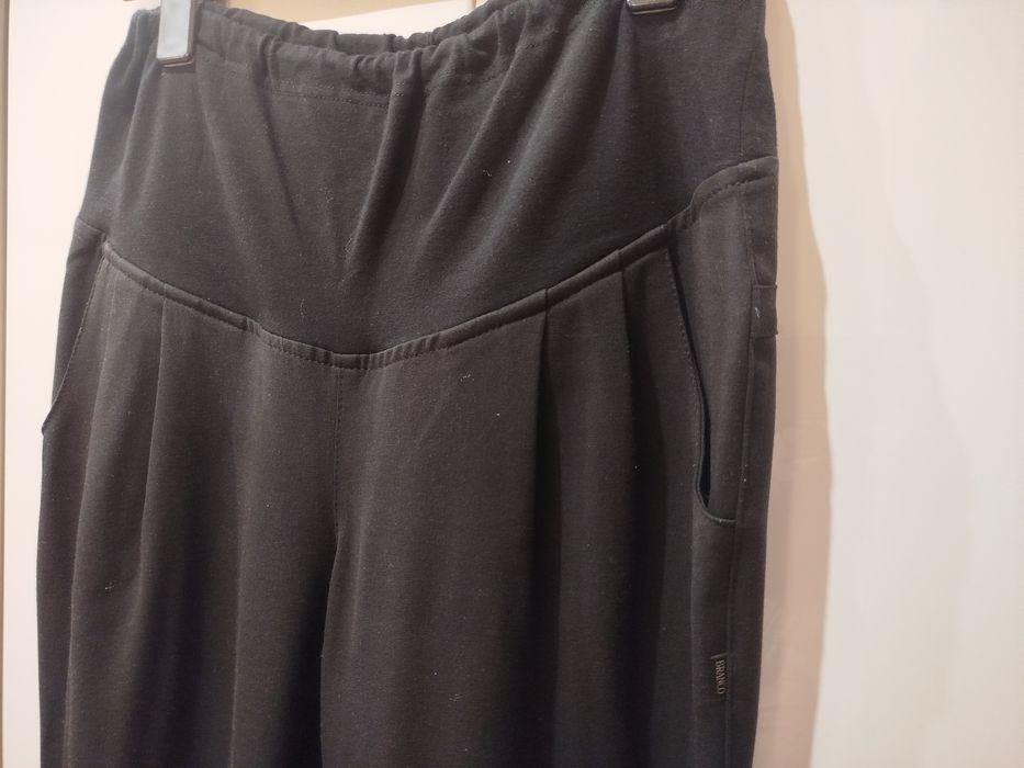 Spodnie ciążowe eleganckie szerokie r. XL