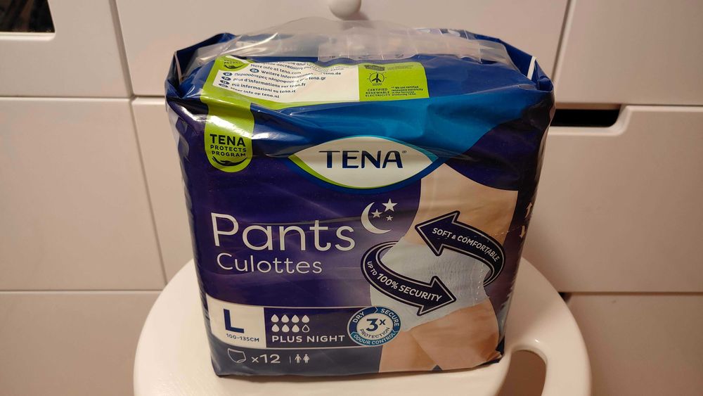 Труси-підгузки для дорослих Tena Pants Plus Night Largе 12 шт