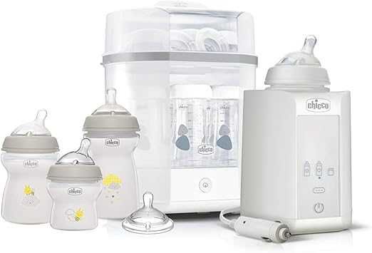 Zestaw startowy Chicco Podgrzewacz streylizator 2x butelka 0+,2+