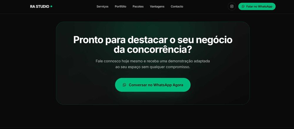Criação de Websites e Agendamento para Negócios Locais