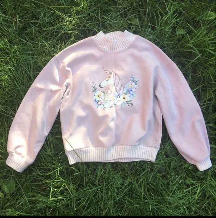 Розовый свитшот женский