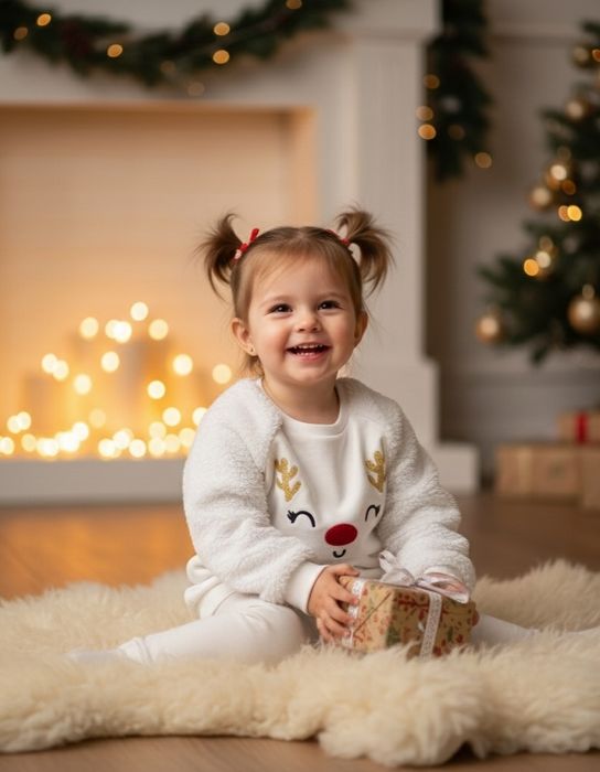 Стильный пушистый Свитшот LC Waikiki Baby 80-86 см | Тренд сезона