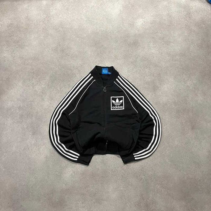 Bluza Dresowa Adidas Zip Up Paski Y2K Trendy Drip