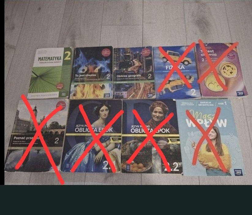 Książki do liceum i technikum klasa 1,2