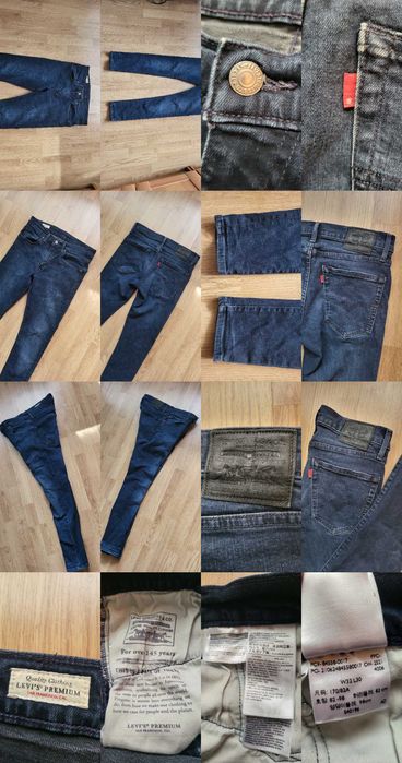 Spodnie Jeans Levi's Levis model Skinny Taper