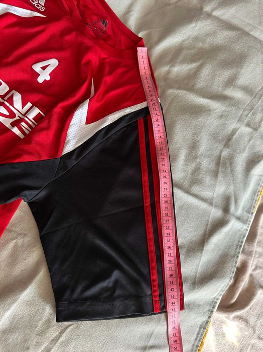 Футболка червона брендова чоловіча adidas