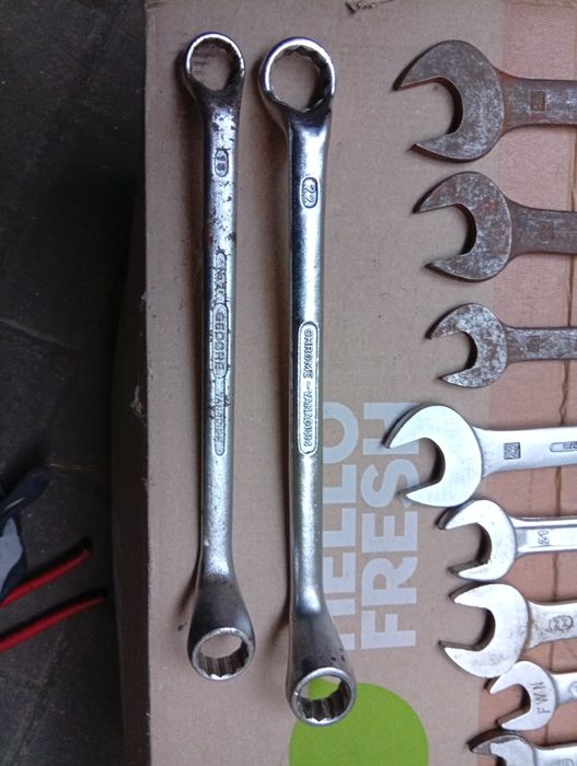 Gedore zestaw kluczy,klucze płaskie,oczkowe