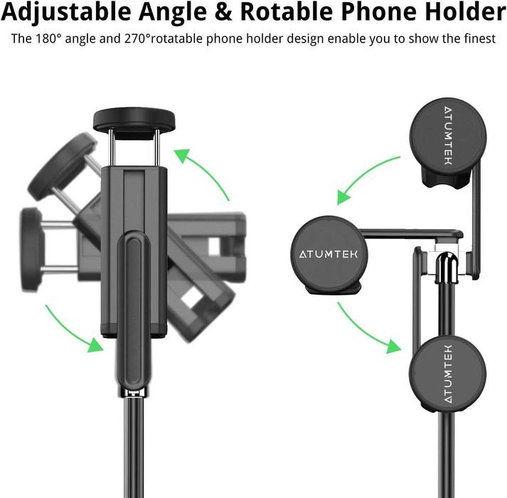 Uchwyt statyw selfie stick tripod do telefonu +pilot 19,5-79,5cm