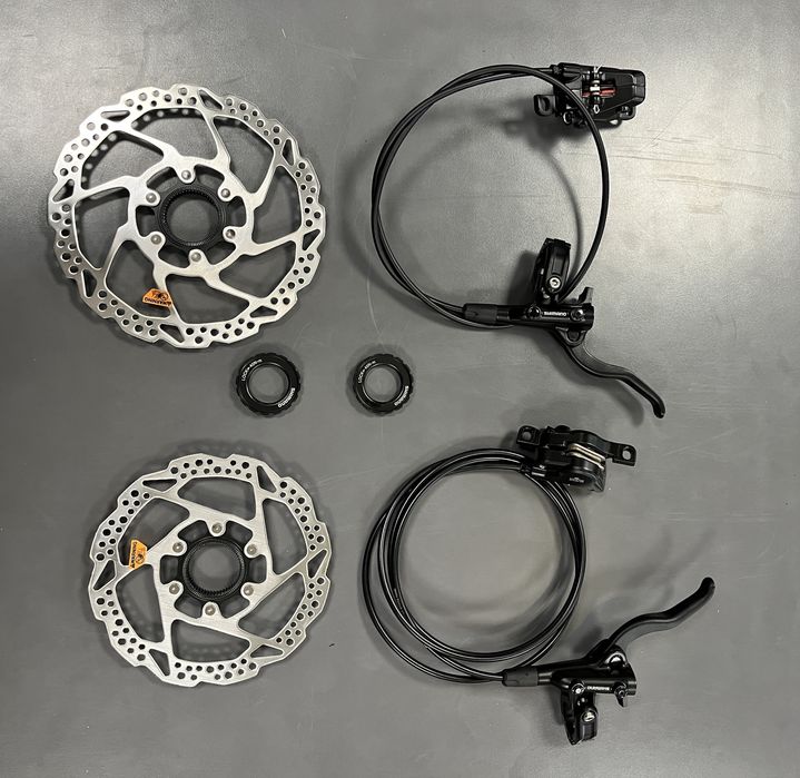 Komplet hamulcow Shimano MT410