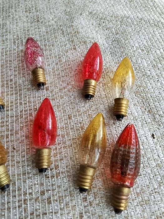 Żaróweczki choinkowe PRL