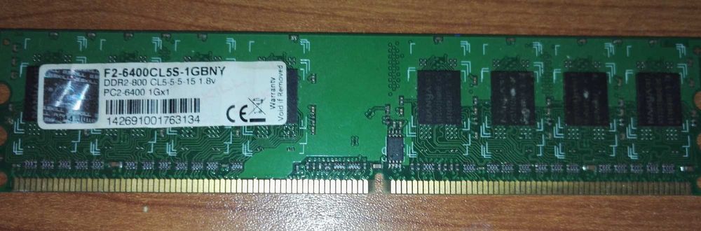 G.SKILL Memory DDR2 PC6400 CL5S 1GB64297875959041121