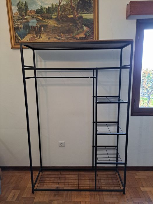 Roupeiro cabide metal