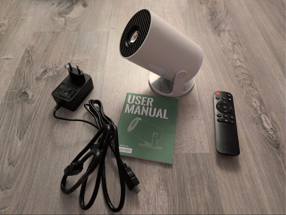 Mini Projetor 4k Store apps wifi 6 blueetoth Novo