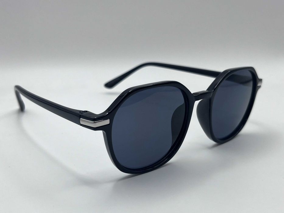 Okulary przeciwsłoneczne lenonki unisex czarne grafitowe szkła