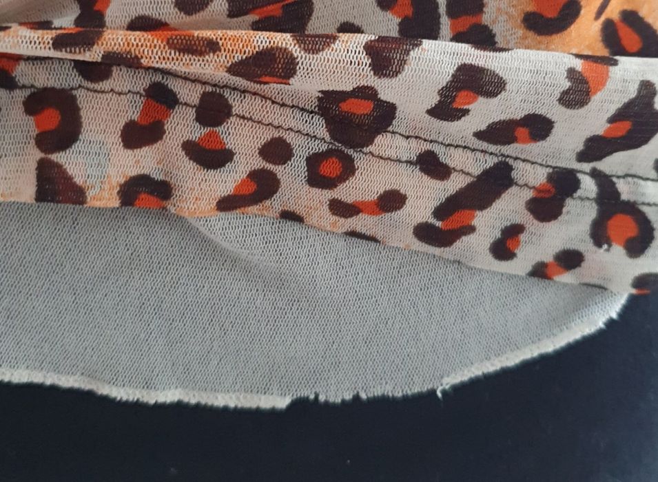 OKAZJA oryginalna bluzka bluzeczka panterka etno