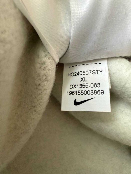 確認用25 ОРИГІНАЛ! Худі Nike Solo Swoosh Po Grey S M L XL XXL 3XL | DX1355