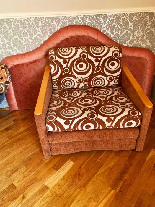 Fotel rozkładany z funcją spania jak nowy