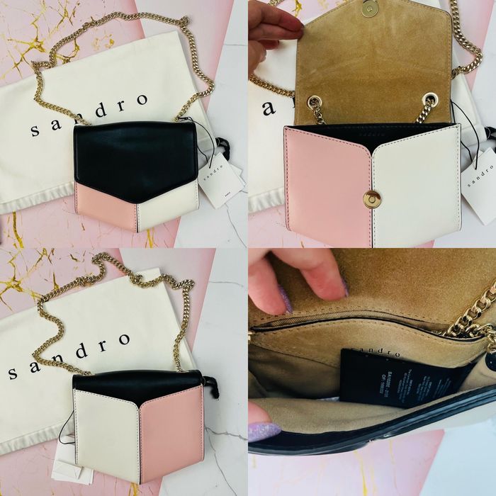 кожаные сумочки, сумки Armani, Sandro Paris. оригинал