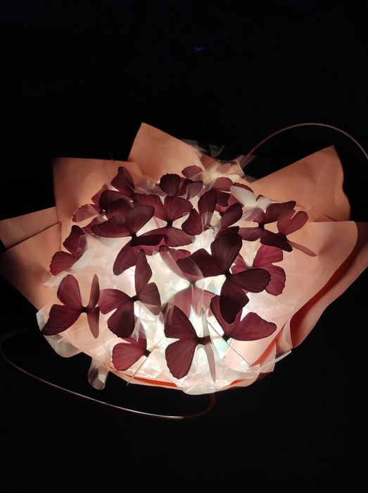 Корзинка из бабочек