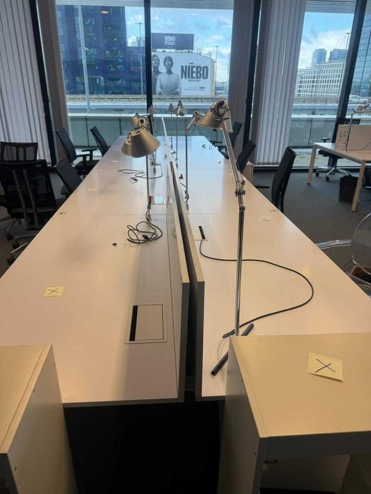 Biurko bench wielostanowiskowy 160x80 biurka stoły biuro dom hotel