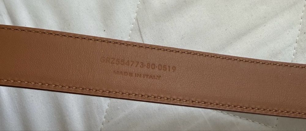 Pasek YSL pasek do spodni Yves Saint Laurent 3 cm