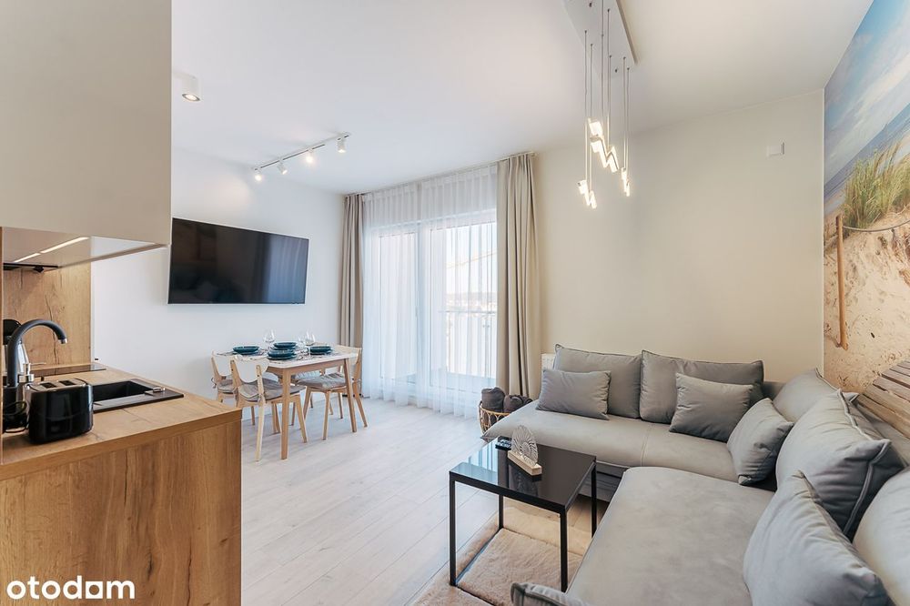 Apartament w Grzybowie, 100 m od plaży, w pełni wyposażony