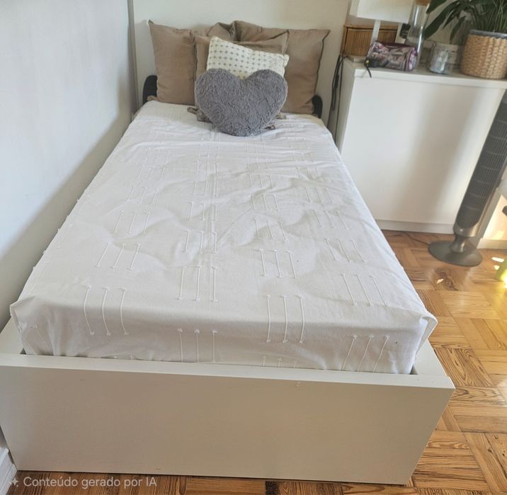 Cama MALM 90x200