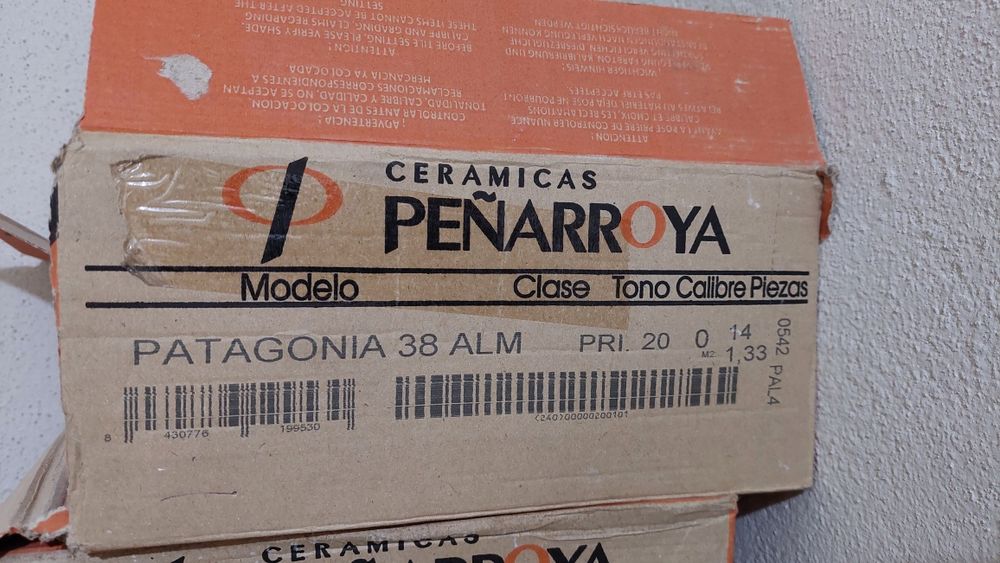 Azulejos Penarroya Patagonia 38ALM – 5 caixas seladas (380×250 mm)