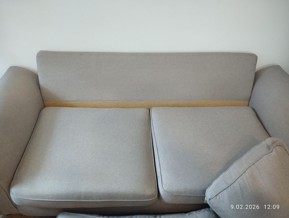 Sofa dwuosobowa używana plus fotel