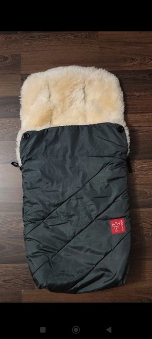 Zimowy śpiworek kaiser  paat . Skóra jagnięca ma sanki , do wózka