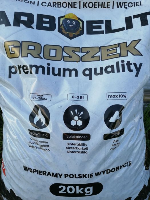 Ekogroszek workowany  28 MJ