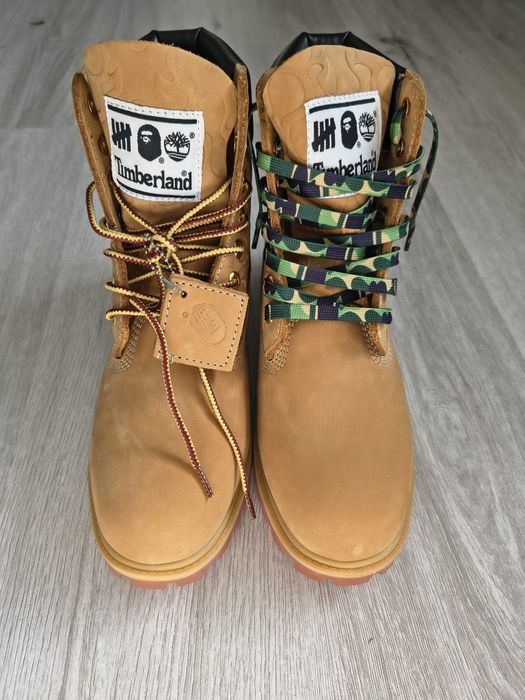 Buty zimowe timberland x bape