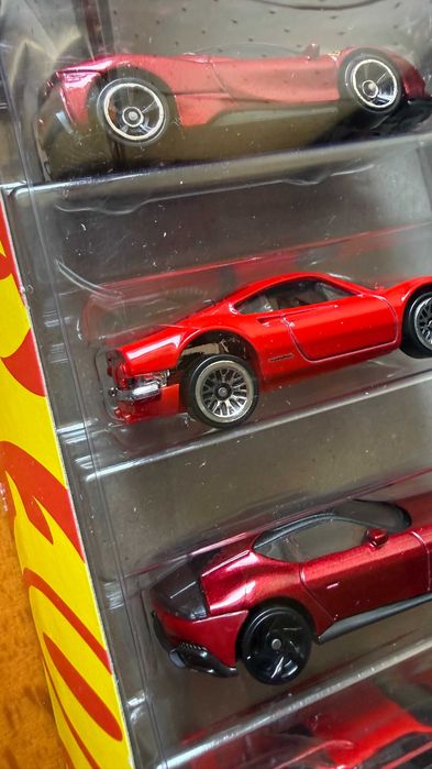 Hot Wheels 5 Pack - Ferrari