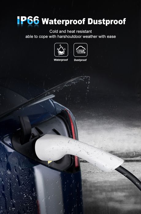 Carregador EV Portátil Tipo 2 | 3.5kW 16A | Tomada Schuko PT | SELADO