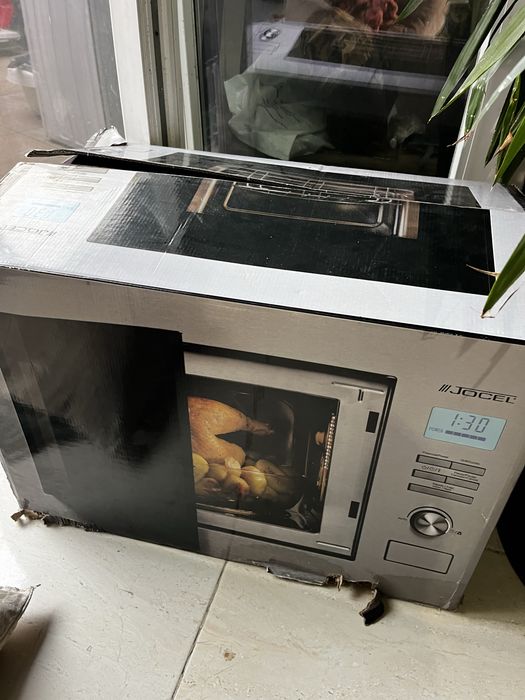 Micro-ondas de encastre Jocel JME011466 em aço inoxidável com Grill