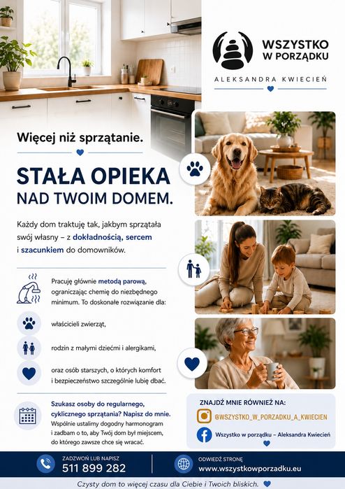 Sprzątanie, pranie tapicerek, organizacja, Cieszyn I okolice  przestrzeni, Cieszyn i okolice