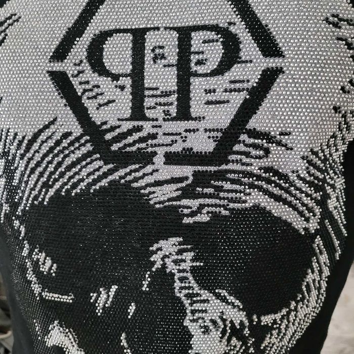 Bluza męska Philipp Plein Skull cyrkonie