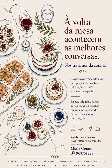 Bolos, Doces , Canapés party para seu momento especial (Pasteleira/Cozinheira)