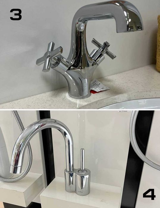 Розпродаж змішувачів WEBERT M&Z (Італія) KRAUS (США)