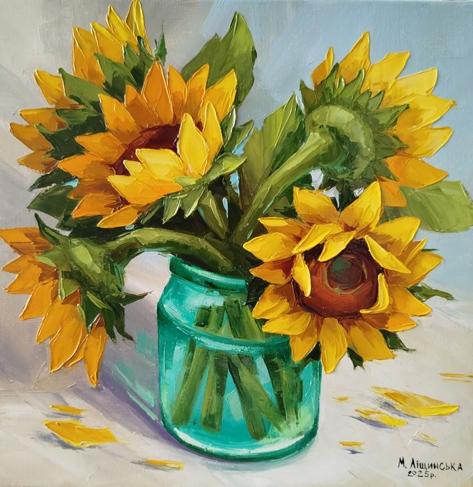 Картина маслом ''Соняшники''