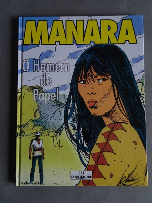 Livro da editora Meribérica - Manara - O Homem de Papel (capa dura)